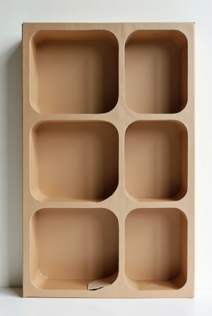Cardboard tray for cans with wave film