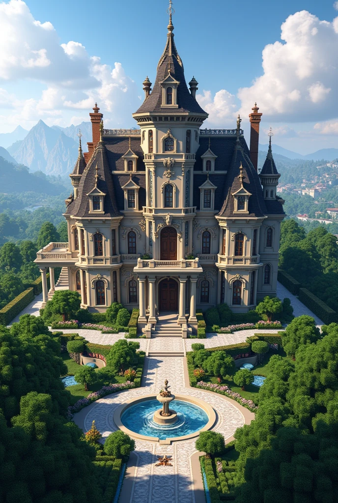 design myself a minecraft villa