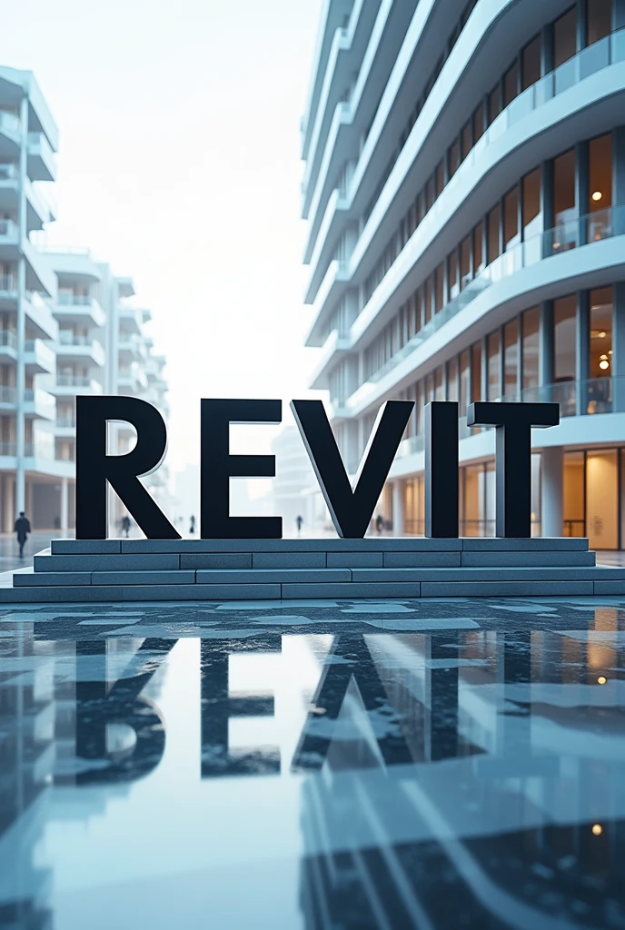 create an image with text in the middle about a course, This text should be written REVIT COURSE FOR ARCHITECTURE AND ENGINEERING
