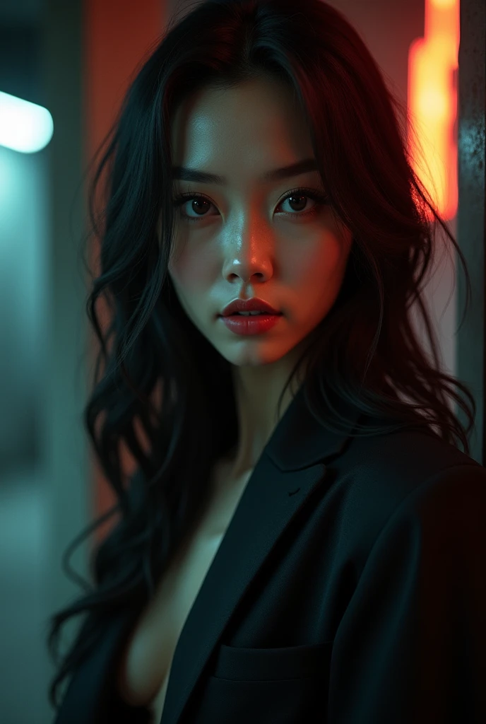 Sexy femme asiatique aux regards qui tue