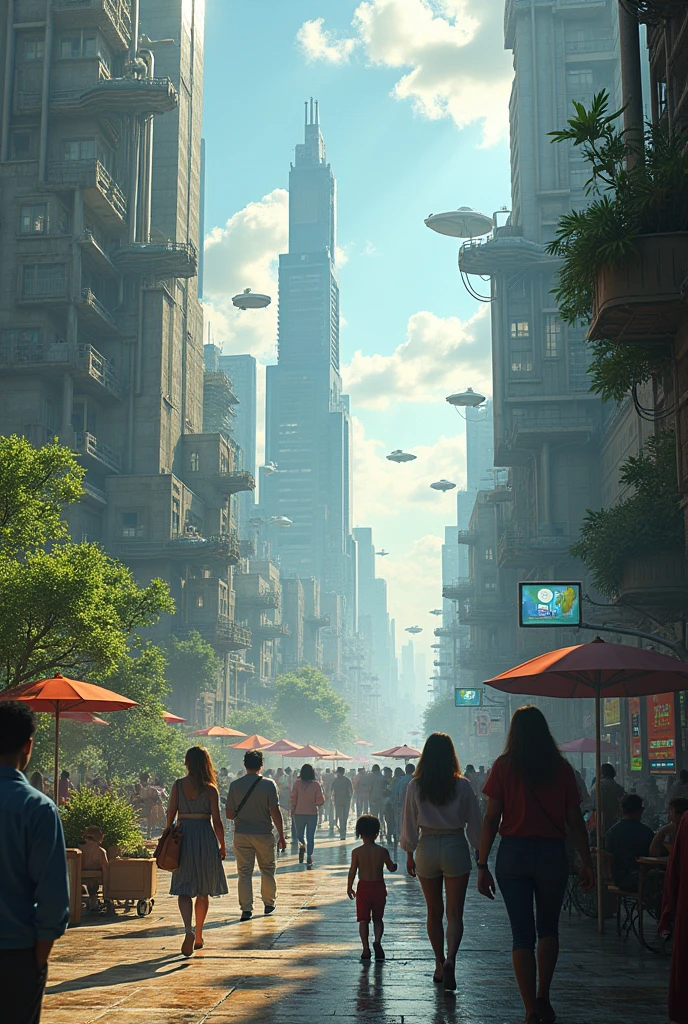 Humanity in the year 2100