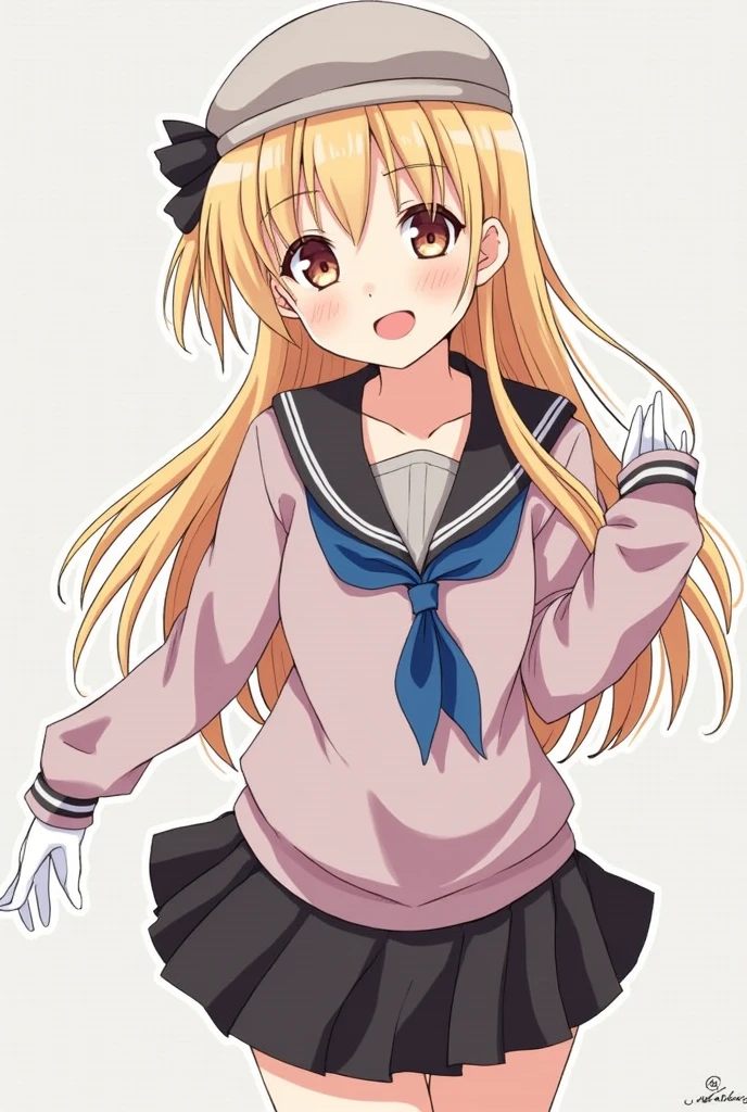 Anime girl nude