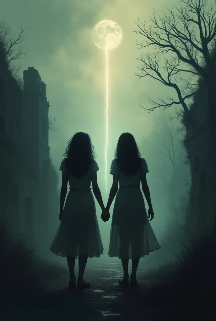 Generate me a cover for a novel titled The Shadows of Yesterday: which is about two sisters reconciling after the death of their mother