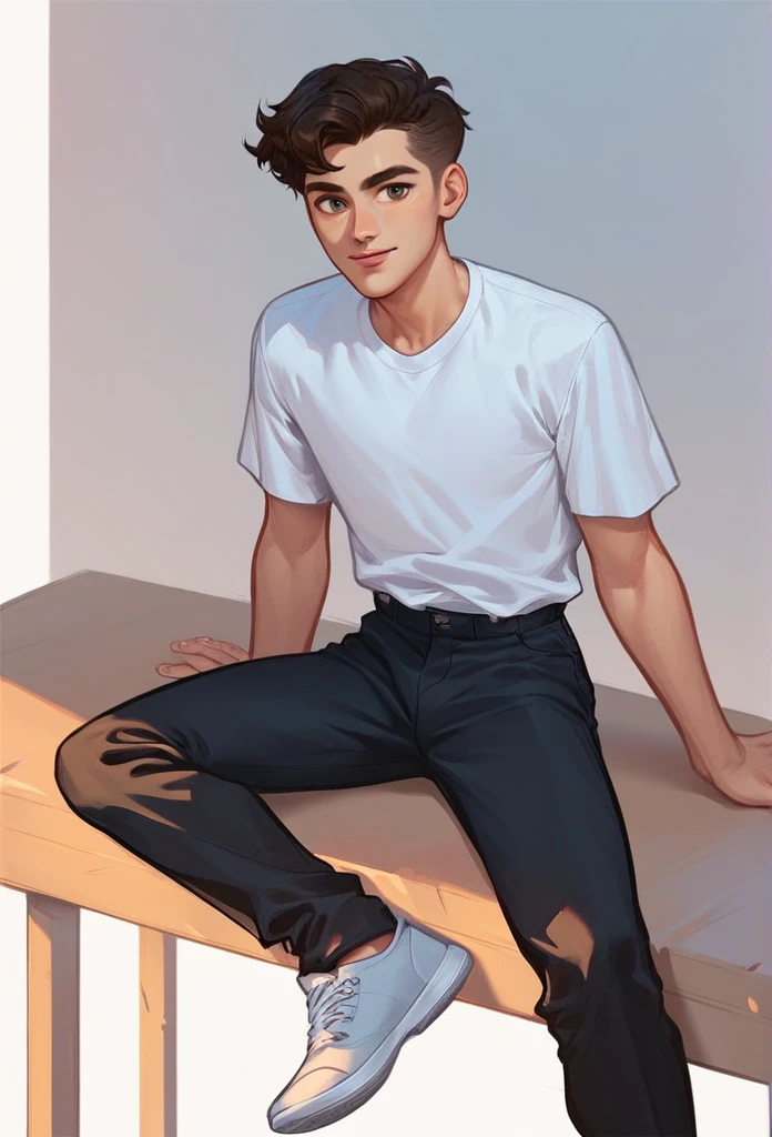 Leon scott kennedy knee socks showing his cock