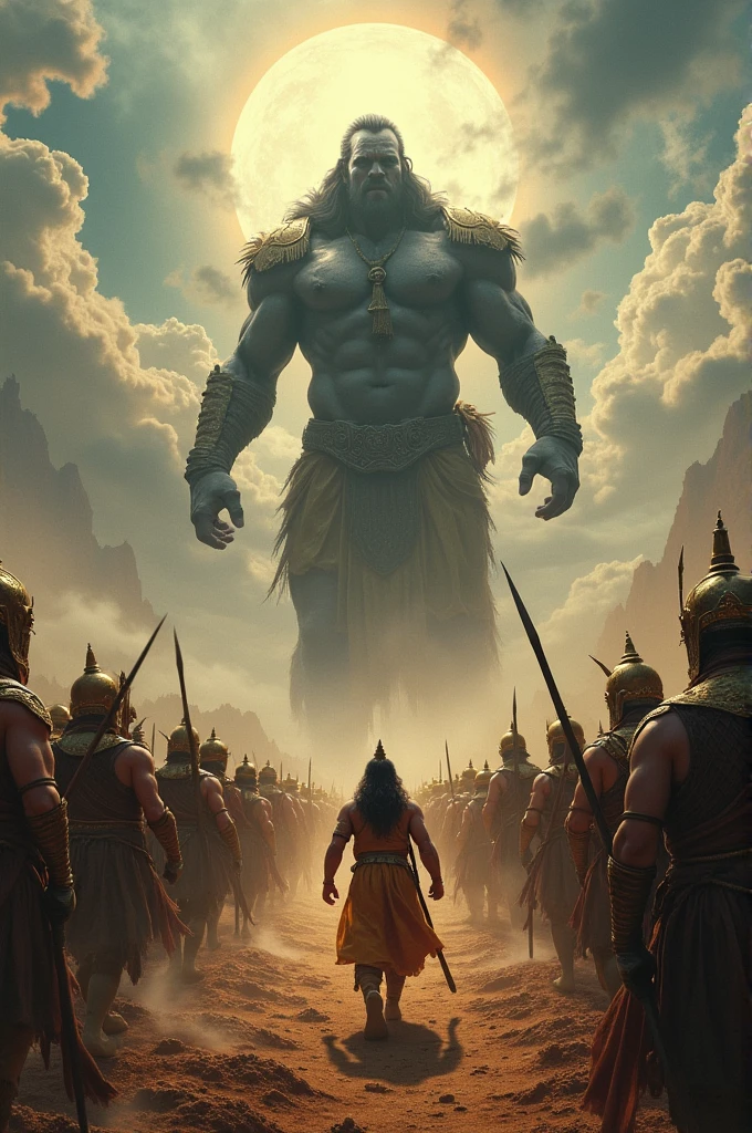 Indian movie Ramayana The war between Rama and the giants shook the entire universe. Realistic images. Realistic images. Maximum clarity