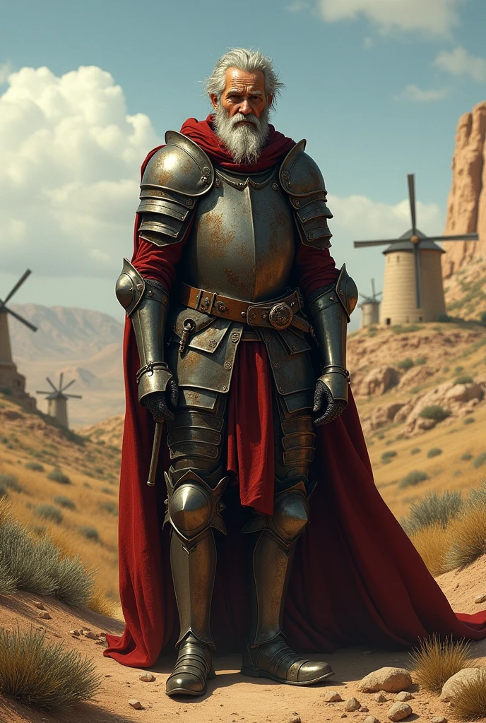 Create an image of Don Quixote