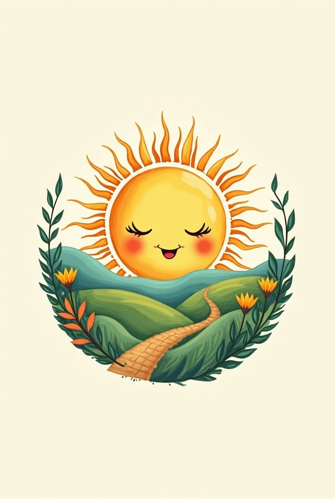 Logo for a natural ice cream business