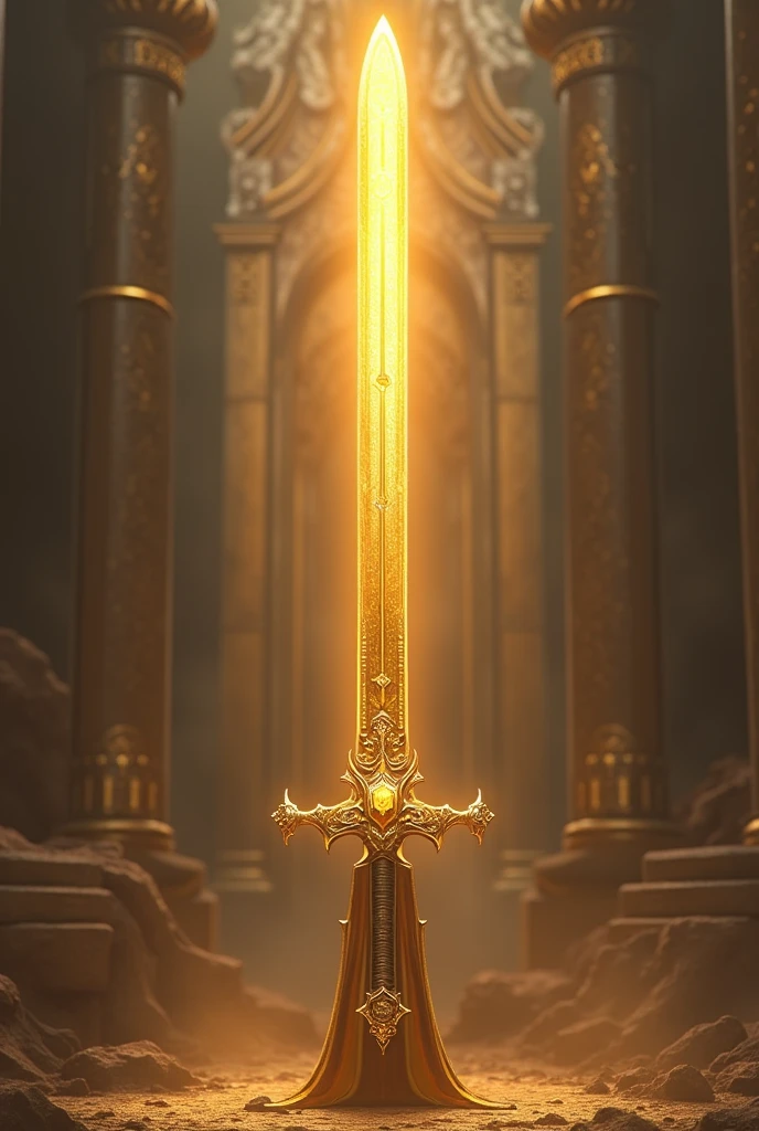Golden sword 