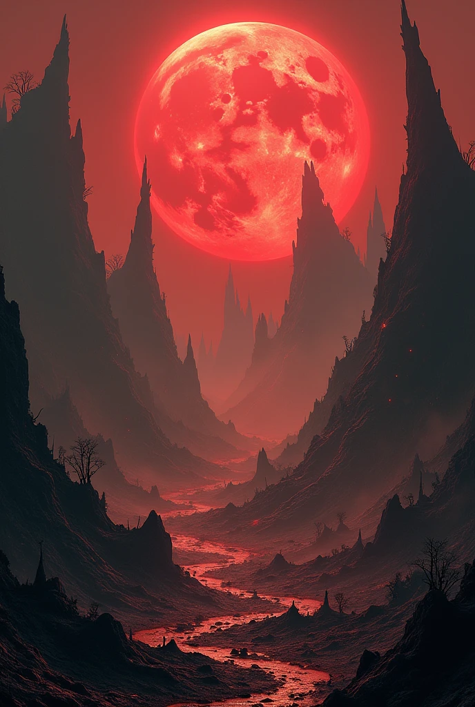 Generate a picture hell of Earth