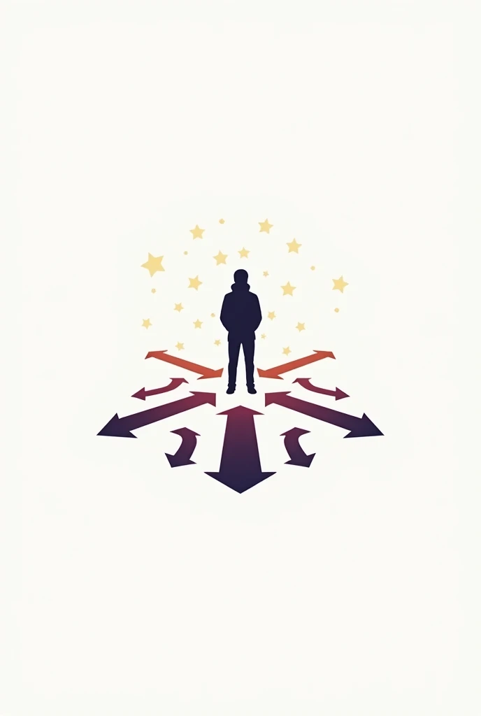 A logo that will be called &quot;studies and careers&quot; which will allow you to choose the right path and design the appropriate professional project. 