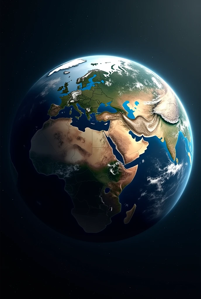 Generate a picture 1947 earth picture