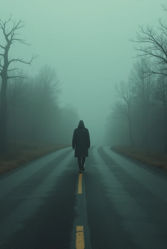 The entire road was eerily silent, wiAs he reached the middle of the roadth only the sound of his footsteps echoing.