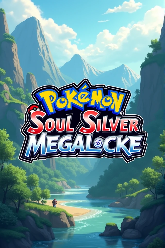 A Pokémon style logo that says Pokémon soul silver megalocke