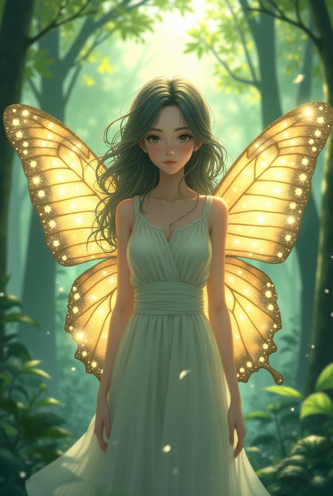 anime: TEENAGE WOMAN WHO TRANSFORMS INTO A BUTTERFLY 