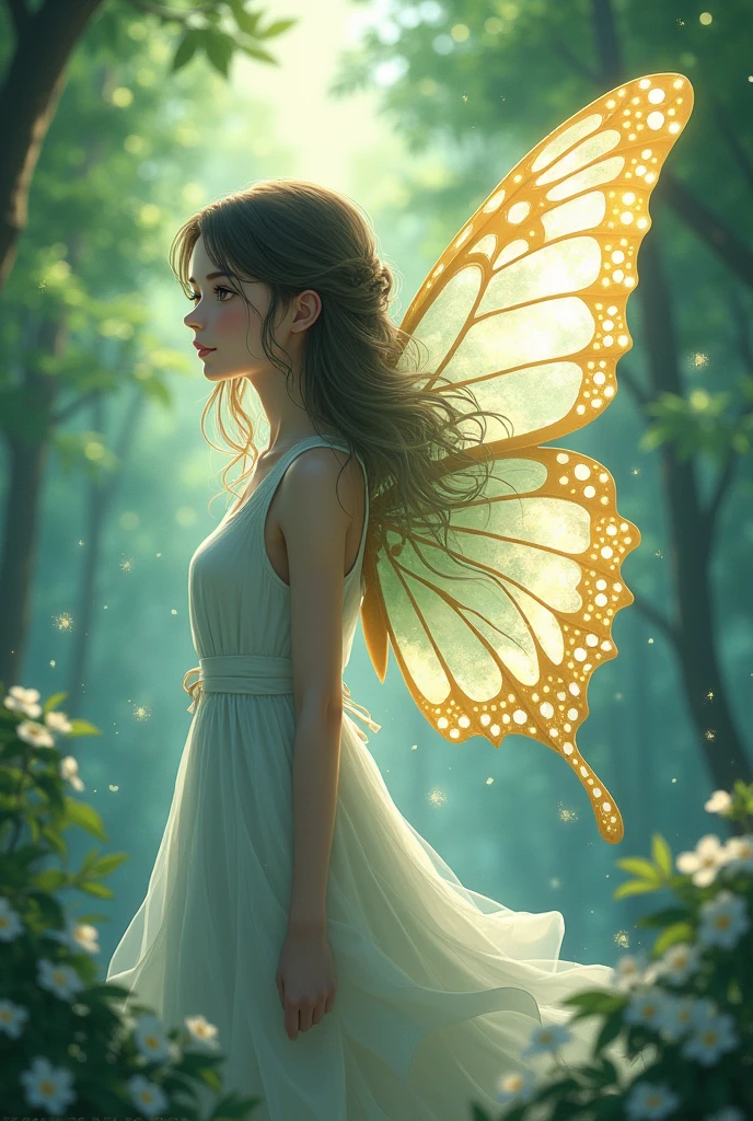 anime: TEENAGE WOMAN WHO TRANSFORMS INTO A BUTTERFLY