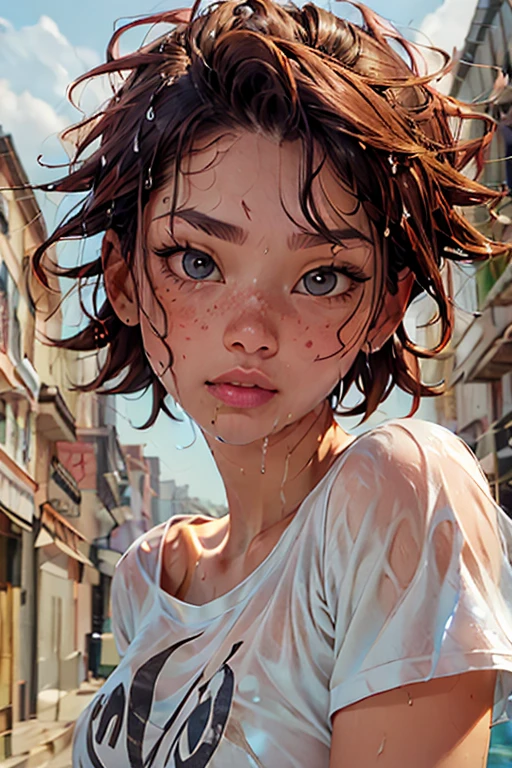 (masterpiece:1.3), (8k, Realistic, RAW Photos, highest quality: 1.4), Absurd, Charm, Ultra-high resolution, Ultra-realistic, Very detailed, Golden Ratio, (Realistic), (Best Shadow), Low contrast, (Complex:1.4), Side lighting, 8K, Beautiful Face, (Realistic Face), Beautiful hairstyle, Realistic eyes, Beautiful fine details, (Realistic Skin), Beautiful Skin, (One girl), ((Letitia Wright, BLACK PANTHER)), (Accurate hand and finger depiction), Black Panther Woman, (Black Hair, Berry Short:1.4), (Frowning), ((Moist eyes)), ((Mouth open:1.3)),(Shame:1.2), (Flushing), (Sweat), NSFW ((fellatio)), ((Giving a blowjob)), (Blowjob face), ((deep throat:1.1)), ((cum on face:1.3)), (cum on mouth:1.2), BREAK ((1 Black Male, 1 Brown penis:1.2)), real penis, (projectile cum:1.2, excessive cum:1.3), ((Bust Shot:1.2))