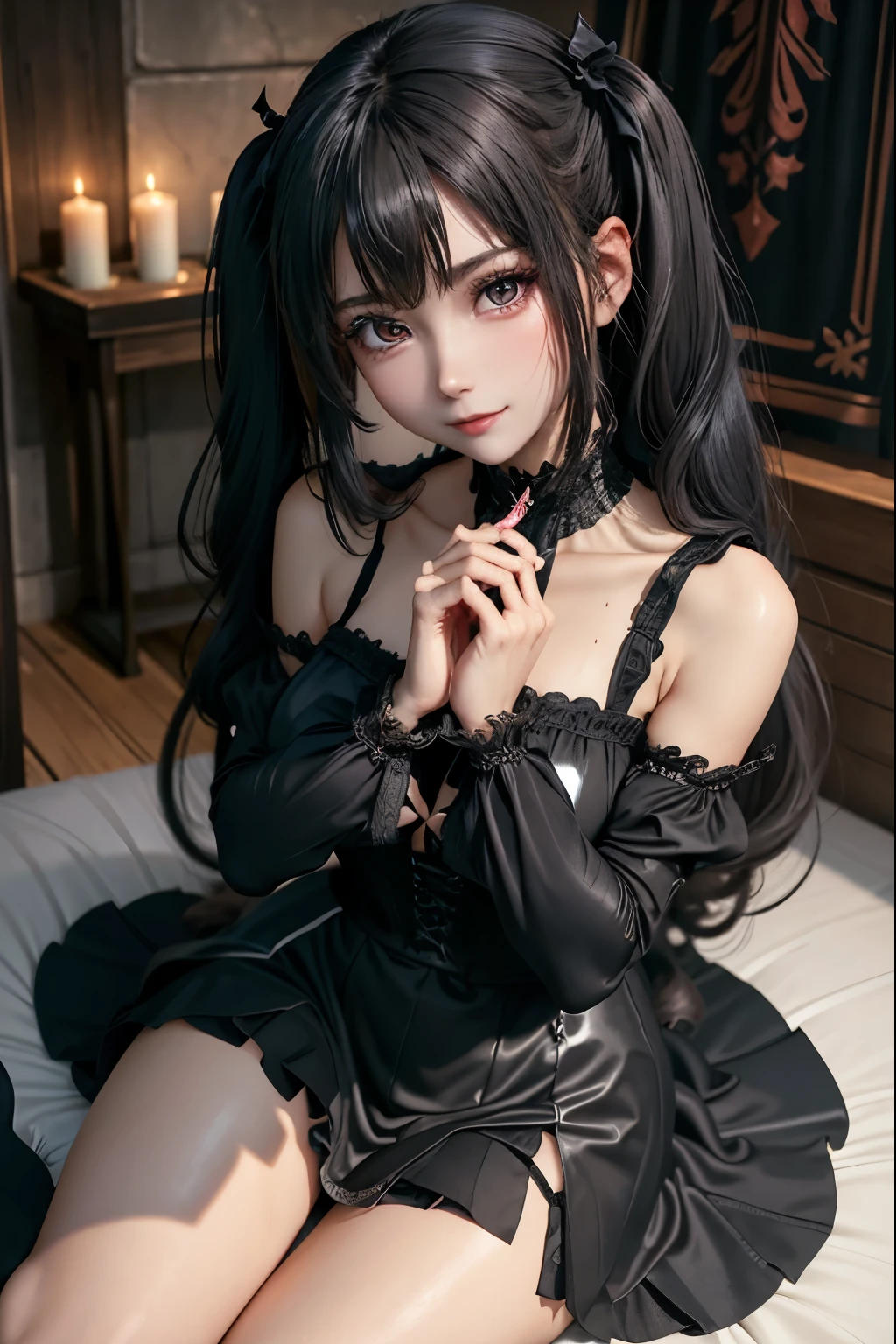 ハードなDark Gothicメイク、Black dark eyeshadow、sad、Good skin radiance、Dark Gothicメイク、Dark smile、palace、The beauty of fragrance、24-years-old、Expressions of intense sexual pleasure、Embarrassed look、Dark Gothic、Highest quality、Expression of sexual pleasure without pain、Drunk face、Purple maid outfit、mysterious、noble、Loving smile、Twin tail hair、Right eye is blue、Left eye is red、Super tempting pose、Platform heel shoes、Heavy makeup、Gothic Clothing、Silver Hair、Long Hair Straight Hair、Cute Gothic Dresses、Beautiful Face、Elegant face、Attractive face、Stained glassの背景、Chest glistening with sweat、The room is dark、goth long dress、Bell Sleeves、Wizard Sleeve、Decadent look、Sexually excited expression、Wet shiny thigh water、Thighs that are wet and shiny with oil、Background of a room full of roses、Sad look、Rose Maiden、The embroidery is pink、The dress has pink embroidery.、Thigh-high socks、Knee-high socks、Gentle expression、Dark black eyeshadow、Stained glassとバラの背景、Thighs are a little thin、Female Duo、Female couple、dark church background、Stained glass、Black metal world、Dark Castle、Dark Room、Slender body、gothic long dress、Victorian dress、Small breasts、The bed is covered with roses、Her thighs are shining with sweat、My body is wet and shiny、There is a lot of glitter on the thighs、I am sweating、My thighs are sticky with sweat.、My thighs are glistening with sweat、My whole body is sweaty and shiny、I sweated a lot.、My thighs are sweaty、My wet thighs are glistening with sweat.、There is a lot of sweat shining all over my body、Slender body、Sit on the bed、Beautiful legs、Outstretched legs、Hands on the bed、Super beautiful straight hair、Straight hair to the ends、Straight Perm Hair、Show off your glamorous thighs、Ass on the bed、Sitting with legs wide apart、Thighs are a little glamorous、facial expressions during masturbation、