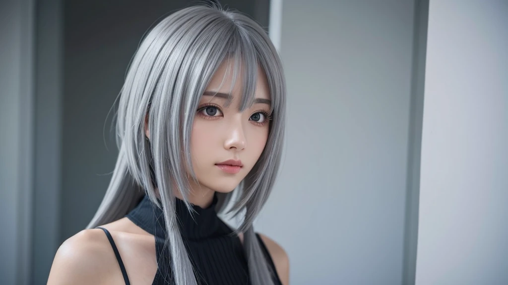 　Gray Hair　　Hair that is not shoulder-length　Anime characters
