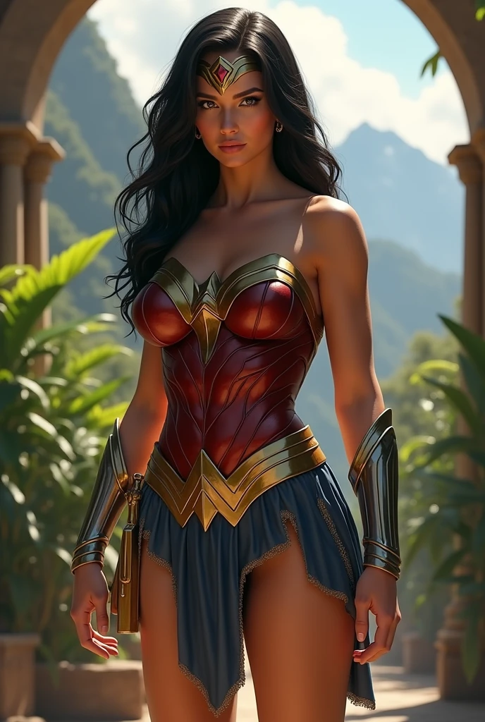 naked wonder woman,naked and without clothes