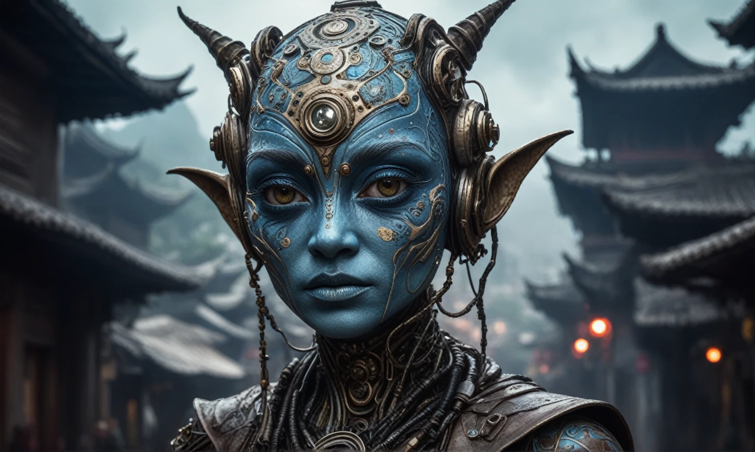 full body shot,beggar deep niobium paladium The Alien Entity,native italian babychild, wants eat,survival in criminal city of future, Technicolor,natural skin textures, hyper realism, hyper detailed,Extremely detailed,High contrast,Masterpiece,Realistic,Ultra Detailed, intricate details,realistic humid leather,extremly intricate,Epic Realistic, cinematic style,irina yermolova,high contrast,hdr,extremely detailed, deep night landscape,masterpiece,intricate details,faded,eyes extremely detailed, high detailed eyes,8k resolution,RAW,retina, Nikon Z9,China,orc,Li River ,Guangxi Zhuang of China,tkt style, pointed ears perfect, Elf，transition between two art styles, Ink painting to photorealism, Double contact, X-ray, Creative, vivid light, masterpiece, fantasy, Abstract, Surrealism, super detailed, high resolution, stop:35;(((creature with a spectral and ghostly appearance)). Her skin is pale, almost translucent,ancient rock paintings of the first people,sharkfish's leather,A Modern flat toon Crazy whit a Big ONE a Only Eye Robot USSR , and helmet Style, tongs in hands, Tv head, pinhead, camouflage , Ambient in a meteorite crater super detailed, junkie organic outfit , fashionable alien junkie, vespertine, futuristic glass, movie stile,mephisto,Light particles,,a hot air soars through the layers of clouds, revealing a colossal and enigmatic cityscape nestled within. The buildings in this ethereal city are adorned with intricate details and exude an aura of mystery. Above the cityscape, lend an enchanting touch to the scene. steampunk. The intricate mechanics create a sense of wonder and fascination, as if stepping into a dreamlike realism
