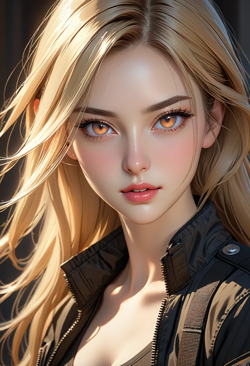 a mature woman with beautiful detailed eyes, beautiful detailed lips, extremely detailed face, long eyelashes, wearing a white coat, large breasts, masterpiece, modern, verism, super detail, best quality, 4k, (adult face), photorealistic, studio lighting, physically-based rendering, vivid colors, warm lighting