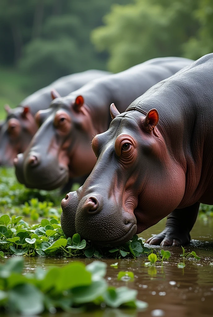 Hippopotamuses muncher