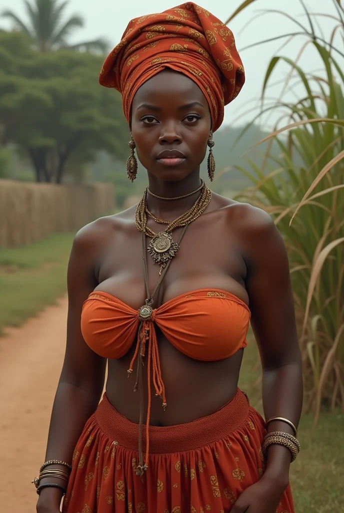 (((African woman gets completely naked in a desert oasis))), Full body portrait of the warrior girl of the post-apocalyptic world, expression:Lascivo, arrogante, rosto: LIV TYLER, Pose sedutora,(((sem calcinha,Pernas afastadas, coxas afastadas))), ((Harem in an oasis, mulheres molhadas de suor. )), red-lips, corpo magro, pele morena macia, corpo suado de calor, visible muscle definition, ((seios grandes: 1.4)), cintura muito fina, cabelo: grande penteado volumoso preto com cachos lisos, obra-prima, Realismo, textura de pele detalhada, hiper detalhado, textura de pele detalhada, melhor qualidade, jewelry on the arms, joias nos cabelos,maquiagem, banhada de mel,(((Fundo: ao ar livre, oasis no deserto)))