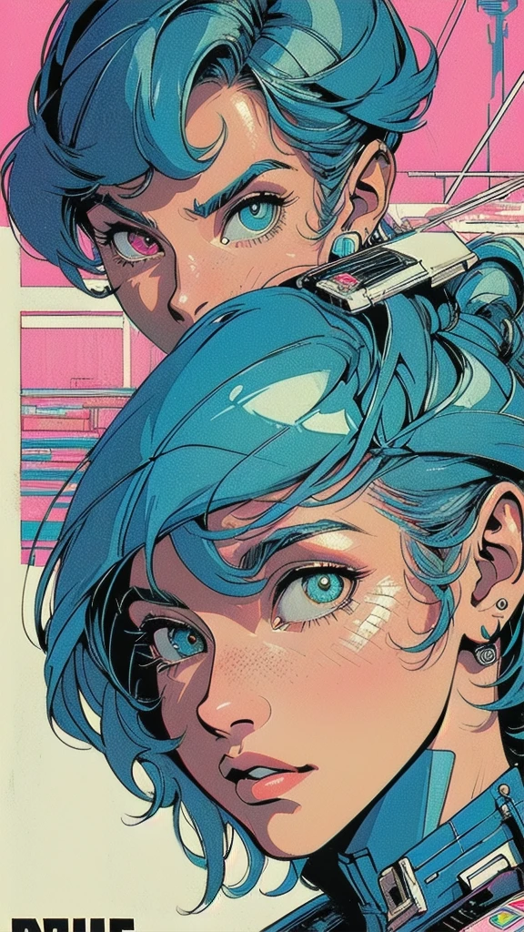 (((masterpiece, highest quality))),(((solo:1.2))),(((1girl:1.2))),32k wallpaper, very detailed, poster, vintage science fiction,(((((geometric cinematic movie poster))))), ((((bauhaus)))),(((abstract))),((((mid century modern)))),(((((portfolio))))),(((((Close-up))))),(((((bust up))))),((((more various angle)))),(((highlight))),((((heterochromia)))),(((complete. detailed face))),(((Extremely talented))),(((most complecated machine))),(((Overall colorfully))),((((((Absolutely retro background)))))),(((vaporwave))),