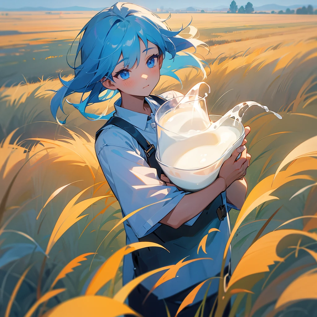 Distant Fields、A horny boy and milk