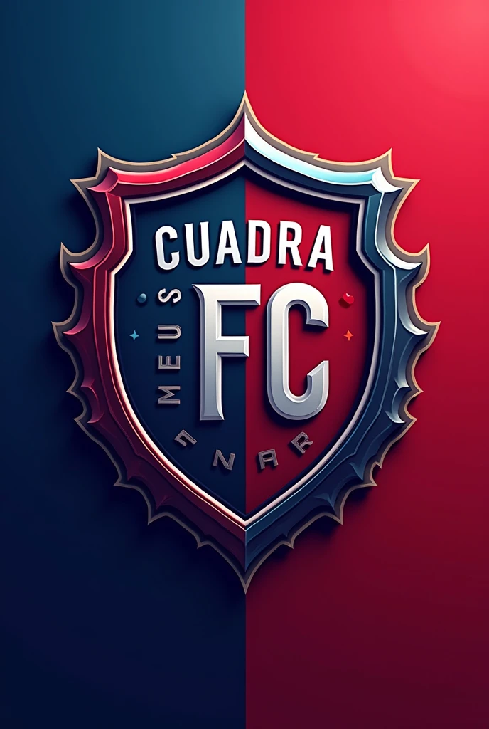 A football shield with a team named CUADRA FC