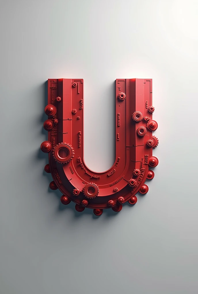 Create a brand called Usicam.
Gears appearing in the image because this brand is a large mechanical workshop. Create a simple image that conveys good identity and identification.
Paleta de cores: rot, white and light gray 4k Hd quality