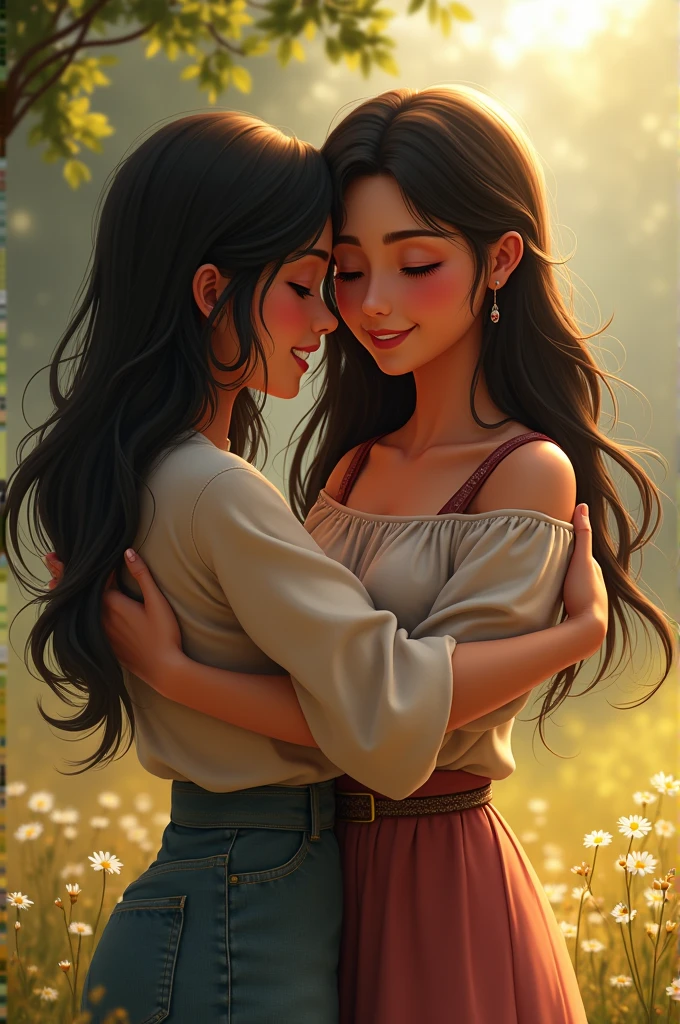 Ana Castela hugging me