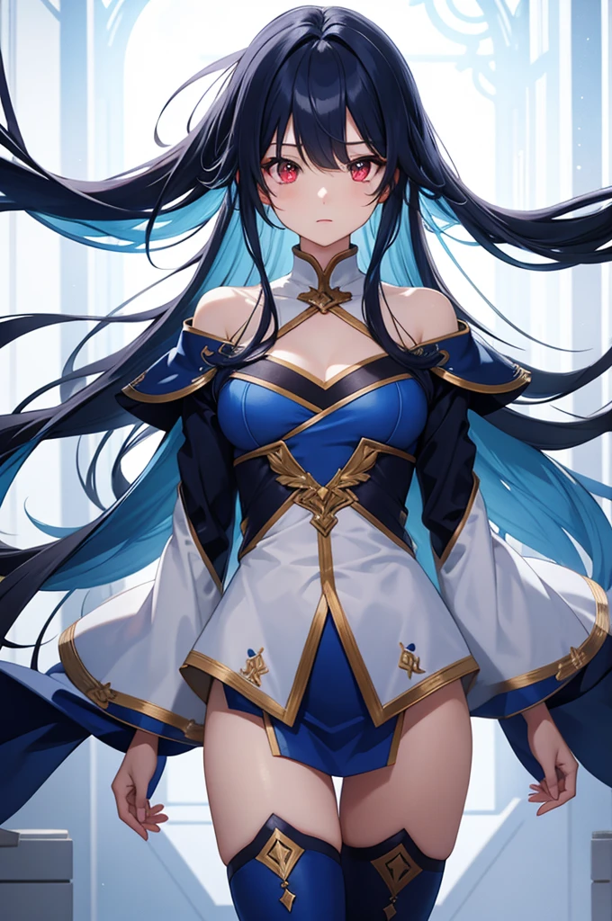 1girll, Solo, hindquarters, back to look back, trouser, onesie, long whitr hair, looking at viewert,Ganyu\(Genshin Impact\), 1girll, ahoge, buliding, By bangs, cropped shoulders, bell, Black gloves, Black tights, ((Blue hair)), Blushlush, Breasts, Chinese knot, the sleeve, east asian architecture, flower knot, mitts, cow horn, long whitr hair,, Bigchest, Neckbells, lacepantyhose, purpleeyes, , nipple tassels, White sleeves, ((Masterpiece)),blacksilk,upper legs,Big buttocks,barebacked,hand on ass