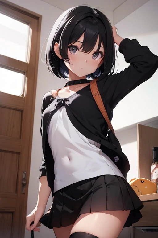 masterpiece, best quality,anime style, 1 girl,(((slender body))), (((small eyes,small breast))),(((gym uniform))),(((((3 monkey grabbing the girl))))),((((cum facial)))), (beautiful face), (((short hair))), (((straight hair))), ((((black hair)))),detailed beautiful skin, (perfect hands, perfect anatomy)