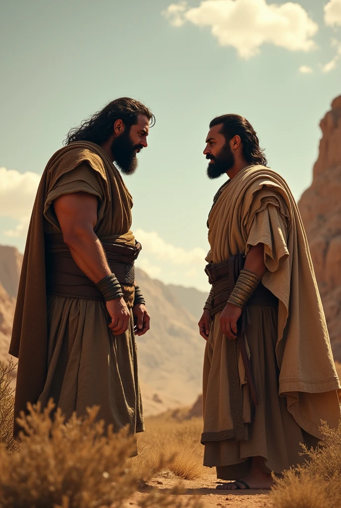 Biblical character and angry Esau