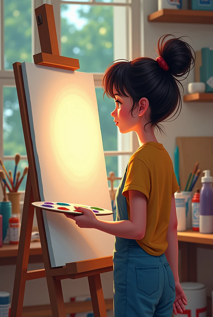 beginner making art