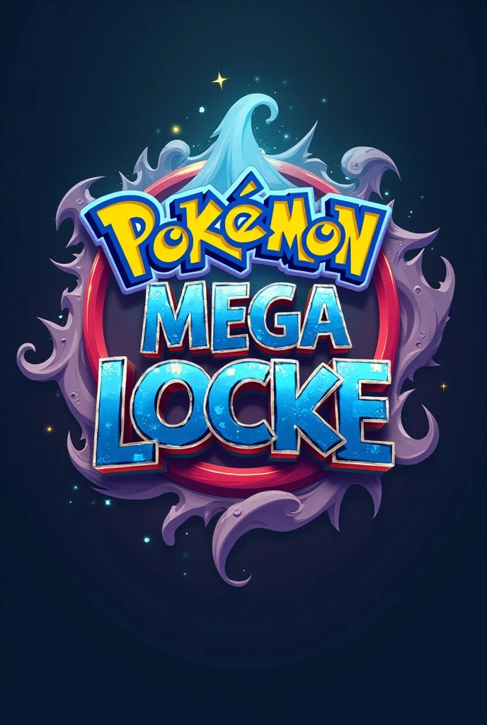 Generate me a Pokémon style logo that says Pokémon and megalocke 
