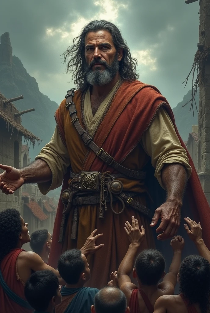 hero who has healing powers and saves an island of sick people a man
