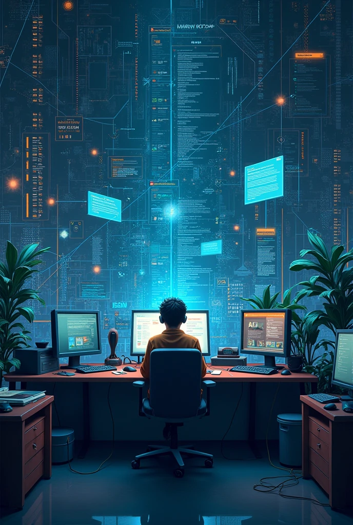 1990s: The World Wide Web is rapidly becoming popular, allowing easy access to information and communication through hyperlinks.