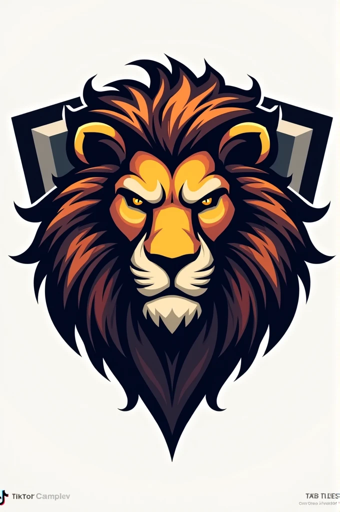 Create a logo featuring a lion for my first official TikTok battle