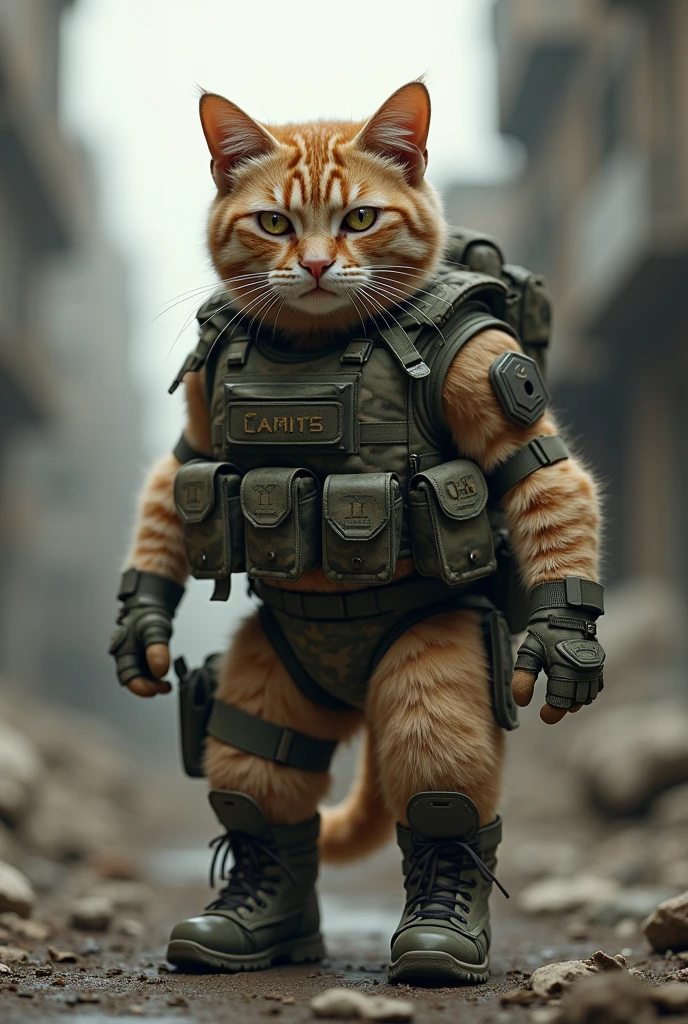 cat in military load out