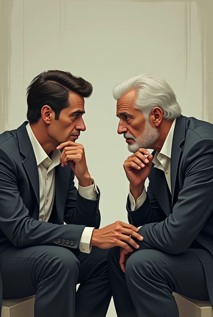 Mens People thinking about something