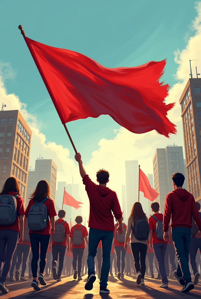 Student movement pen flag