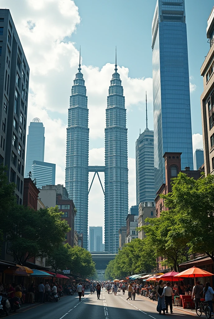 kuala lumpur with new york building