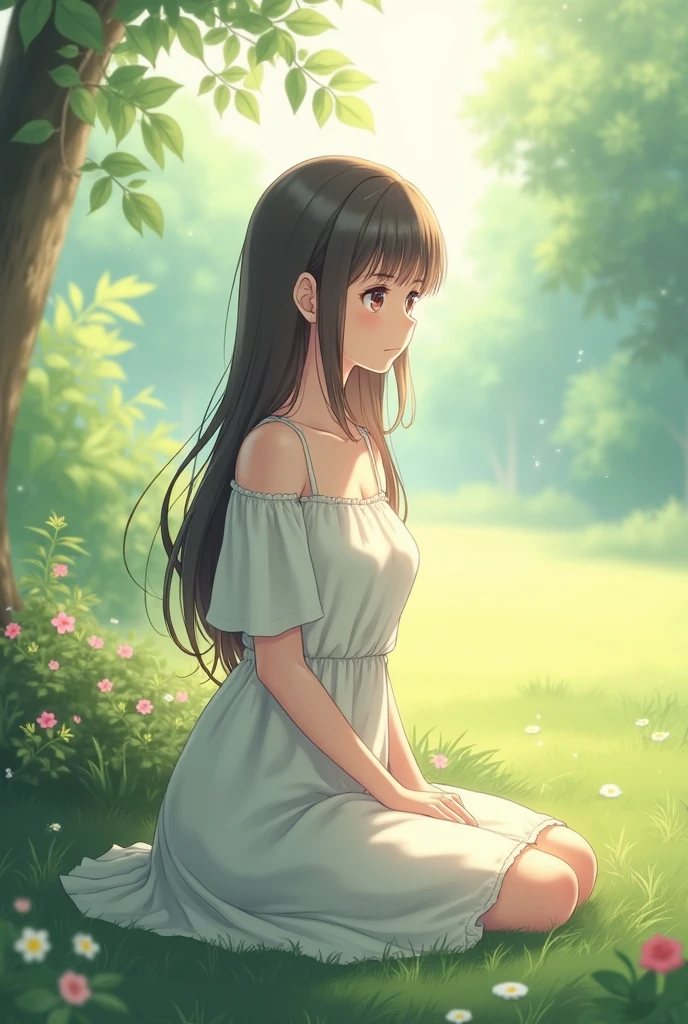  of anime without hot clothes and showing her ass AND without clothes 
