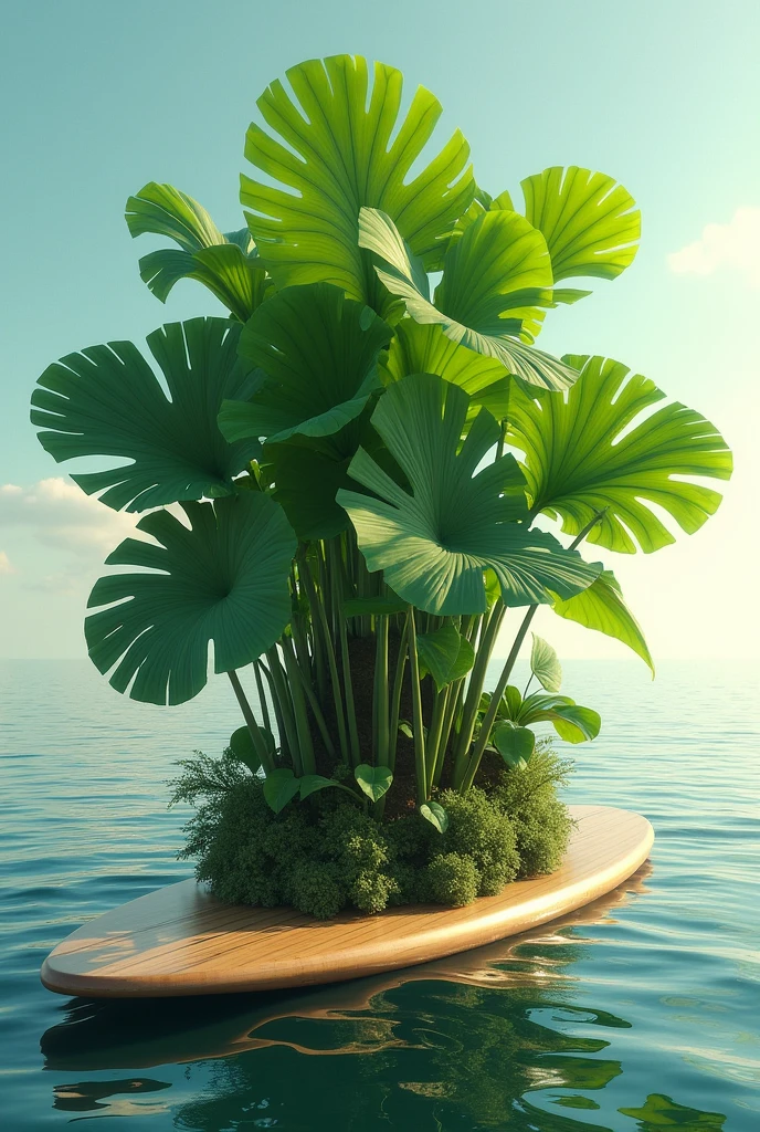 You can make a Gunnera tinctoria on a surfboard

