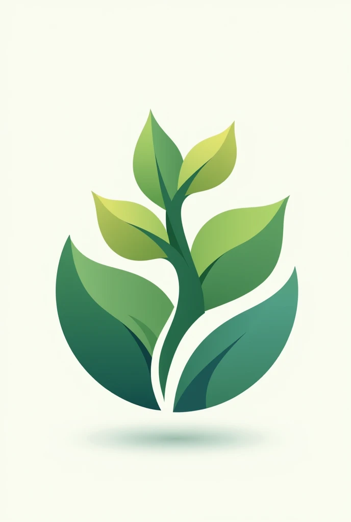 Logo of an environmental engineer who only has a helmet and a plant together