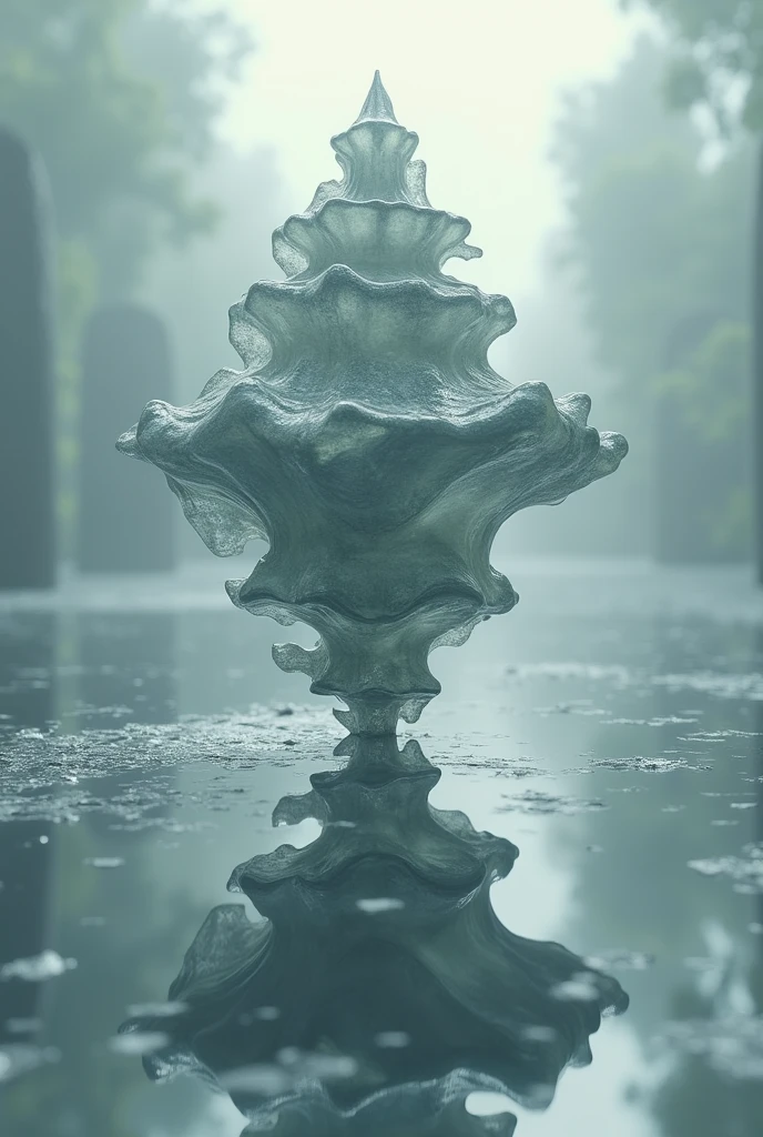 A 4-sided 3D image to reflect in an inverted pyramid