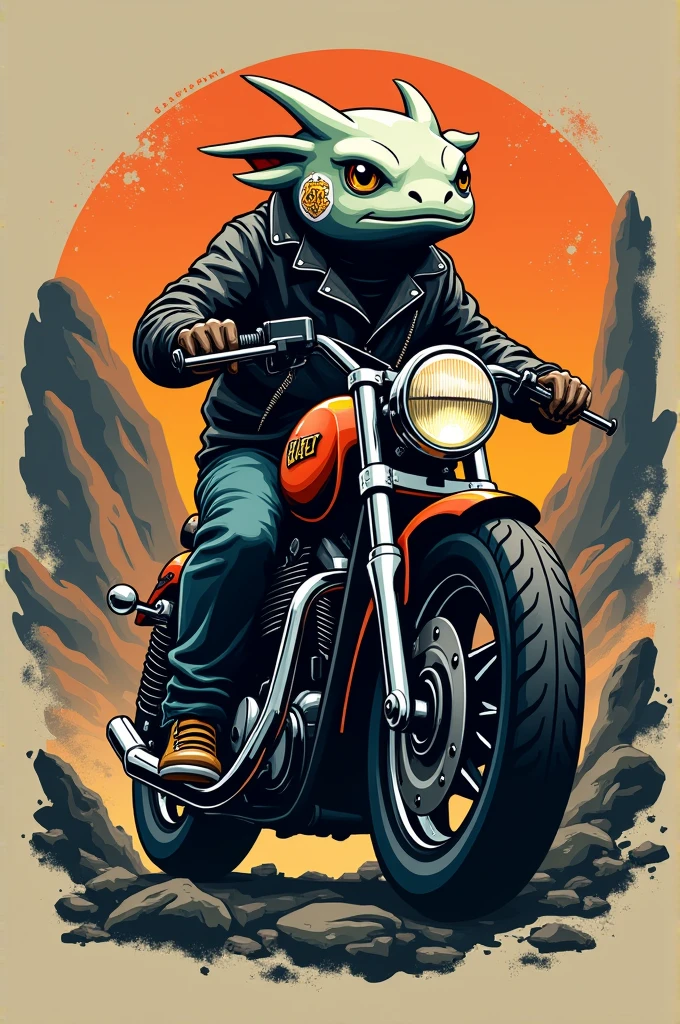 Axolotl Empire motoclub logo