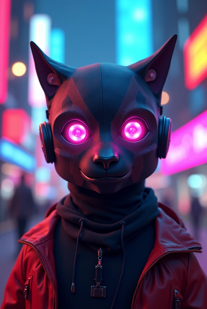 Geek themed mask tiktok profile picture